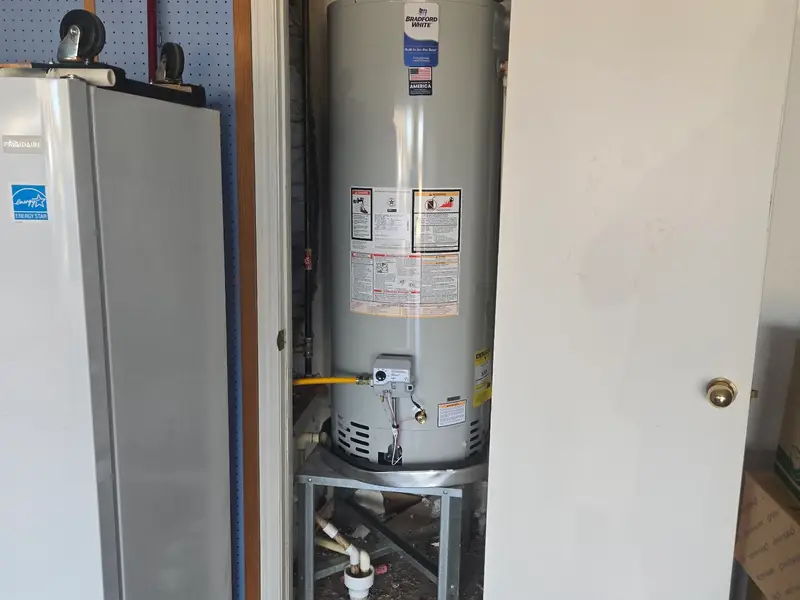 New water heater installed